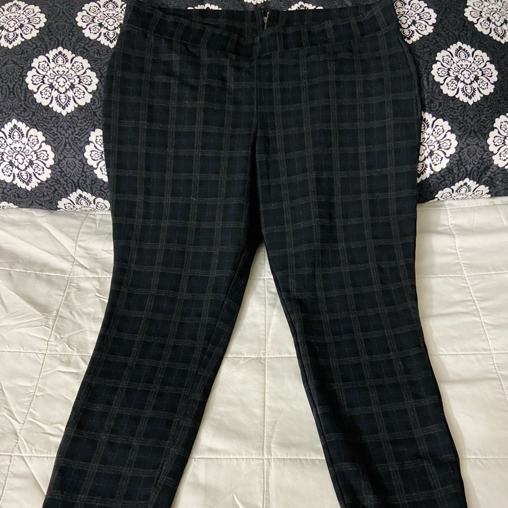 Plaid leggings